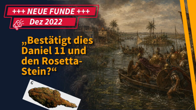 Funde & Fakten : „Bestätigt dies Daniel 11 und den Rosetta-Stein?“