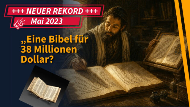 Funde & Fakten: „Eine Bibel für 38 Millionen Dollar?“