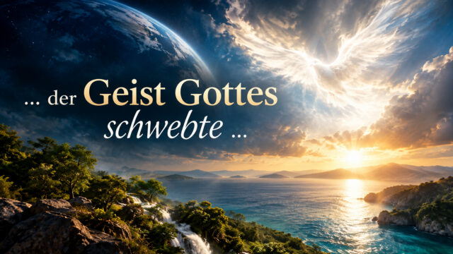… der Geist Gottes schwebte …